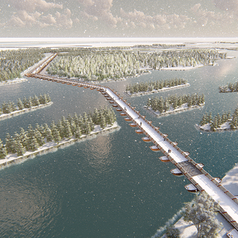 南充印象嘉陵江景觀浮橋·嘉陵江船工號(hào)子