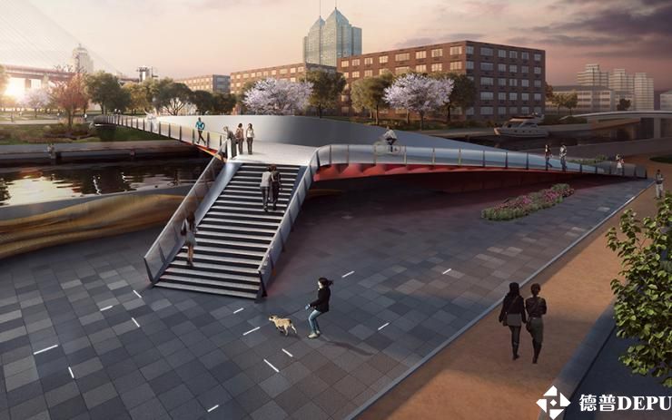 人行天橋設計效果圖