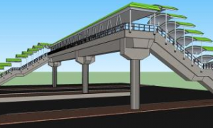 過街人行天橋設計與施工